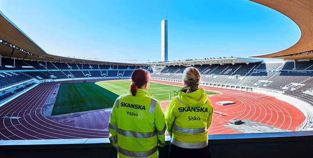 Hållbara renoveringar runt sportarenor