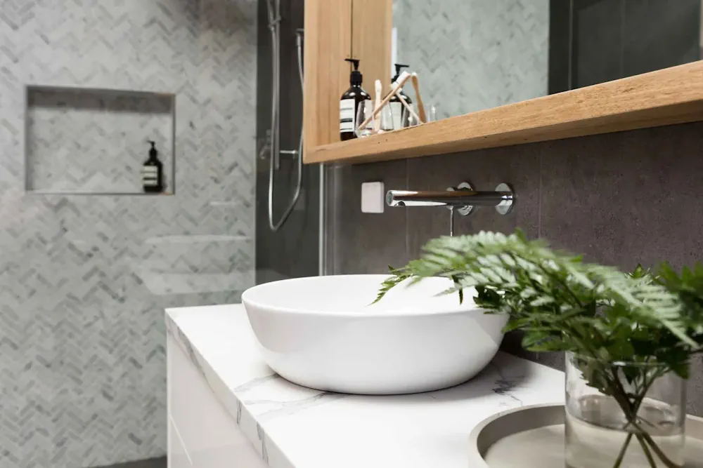Bästa material i badrum