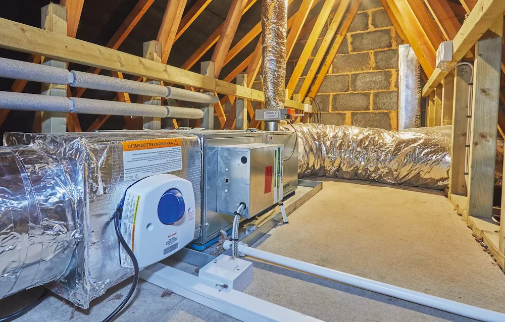 byta från självdrag till mekanisk ventilation