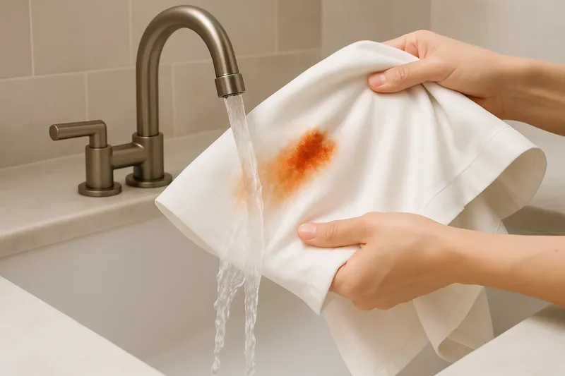 Så får du bort färska blodfläckar